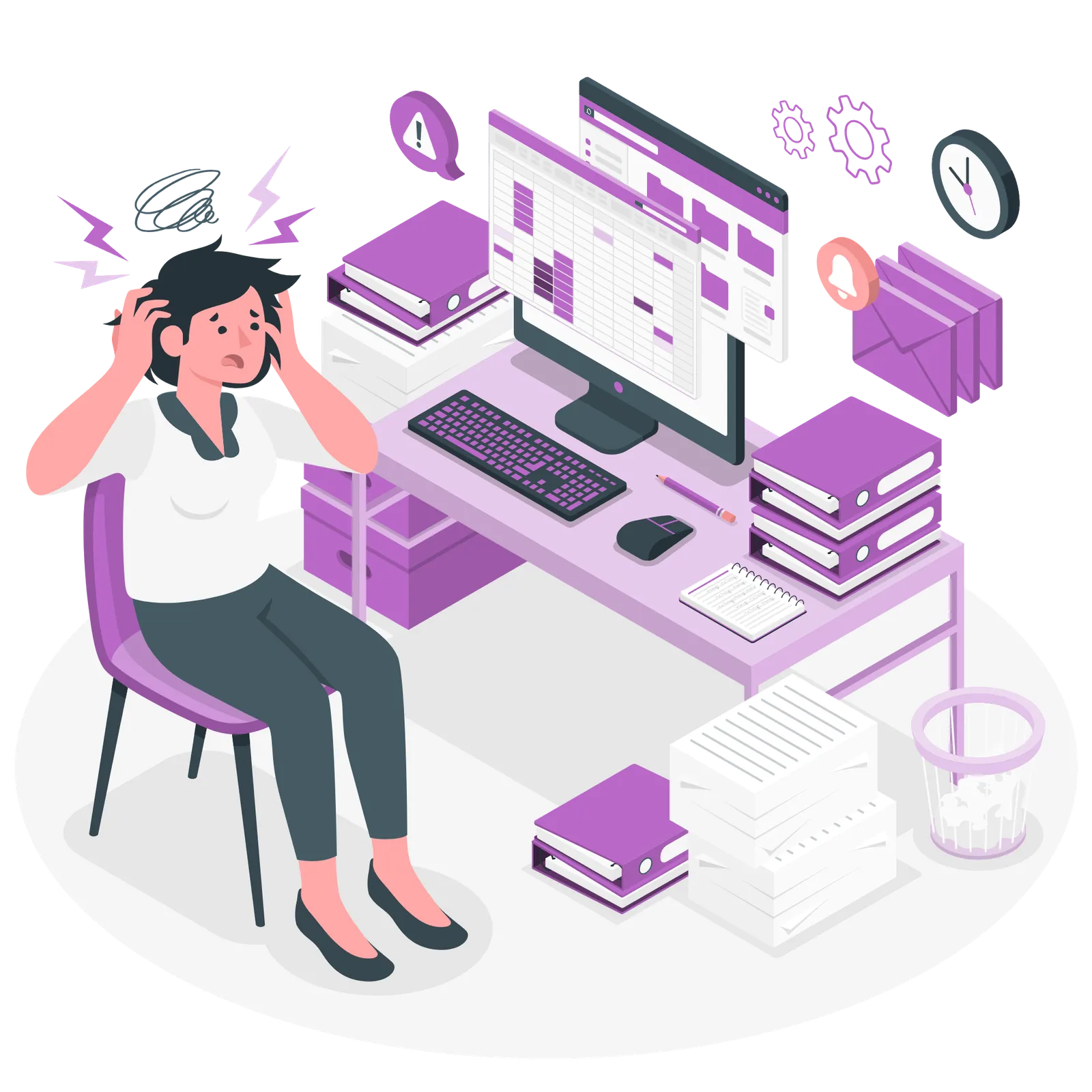 A user facing issues with their devices